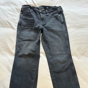 J Crew Vintage Slim Straight Black Womens Jean Size 31
